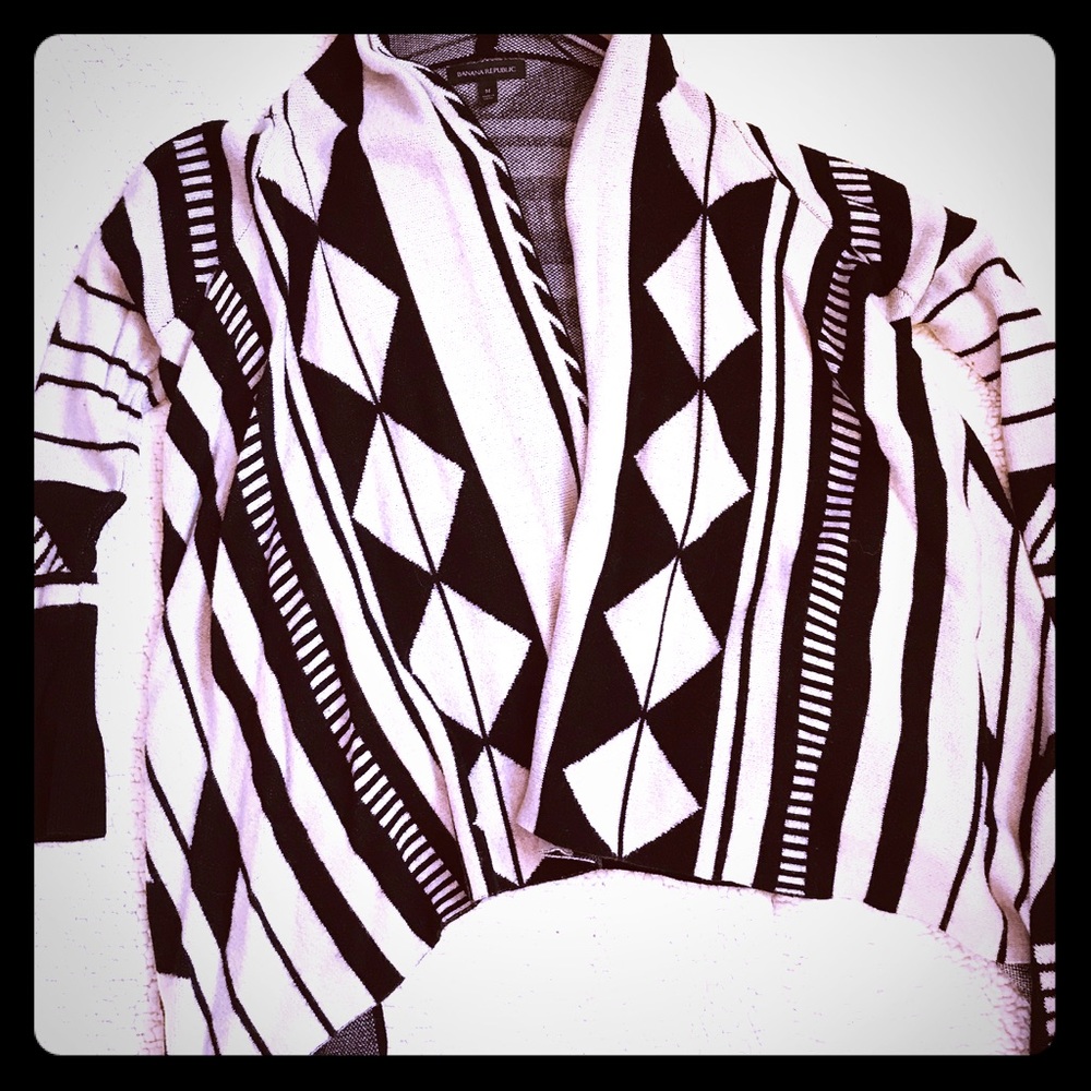 Banana Republic tribal print cardigan